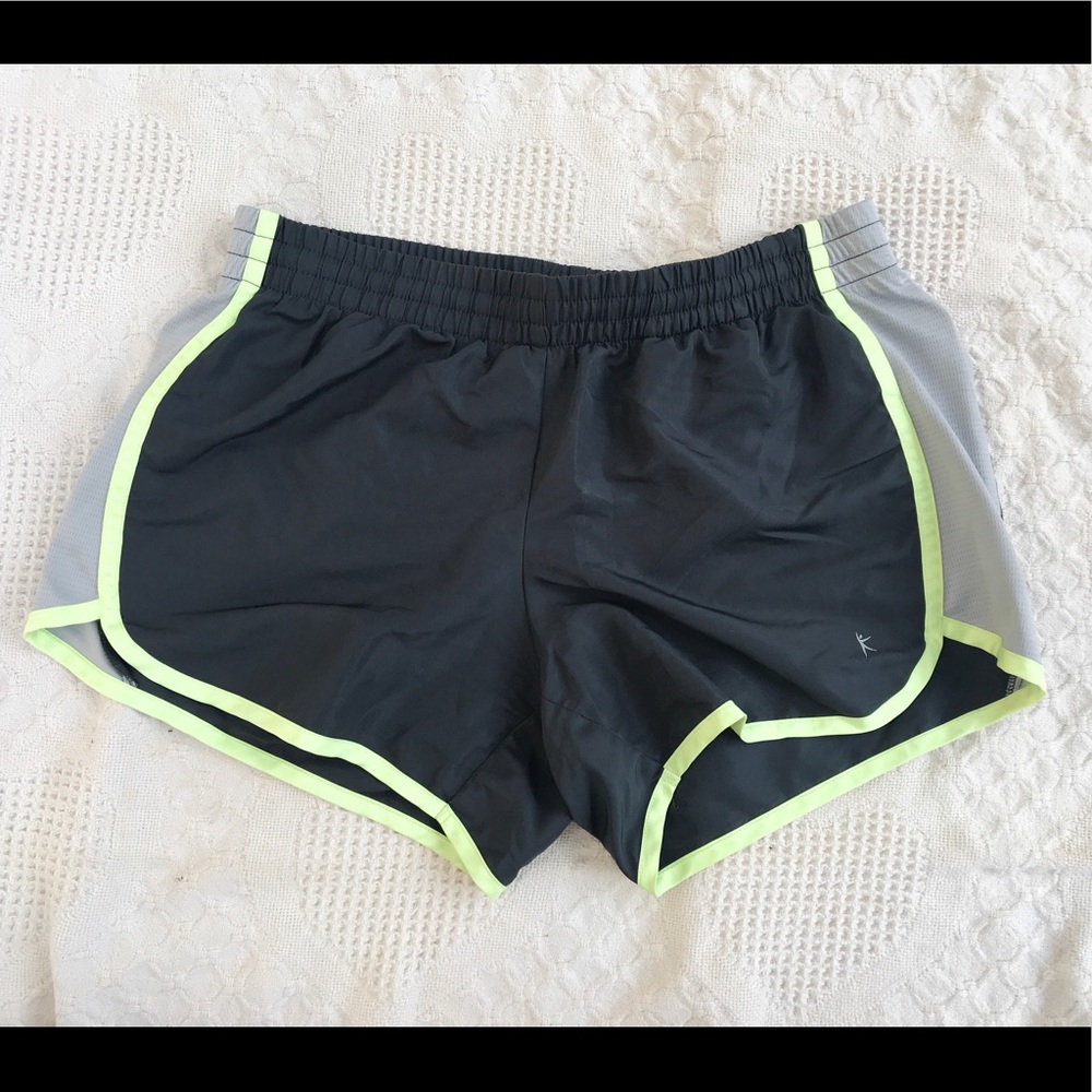 Grey running shorts